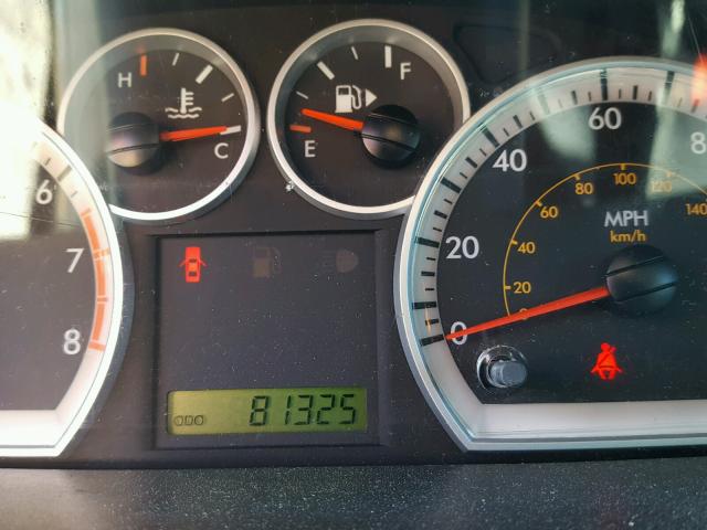 KL1TD66E09B395443 - 2009 CHEVROLET AVEO LS BLACK photo 8