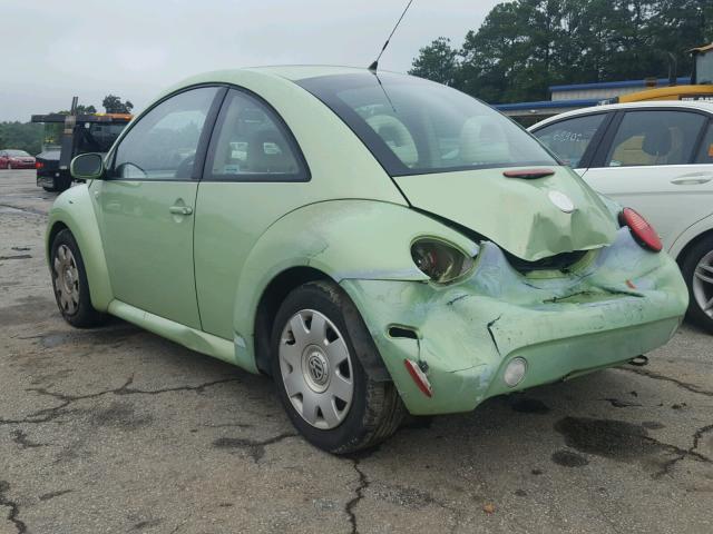 3VWCB21C62M436019 - 2002 VOLKSWAGEN NEW BEETLE 绿色 照片 3