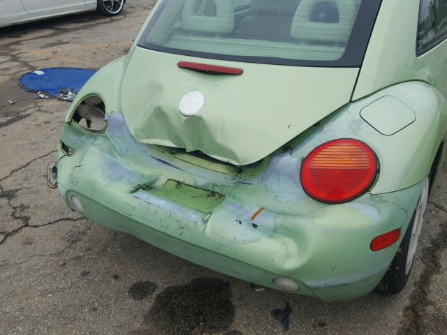 3VWCB21C62M436019 - 2002 VOLKSWAGEN NEW BEETLE 绿色 照片 9