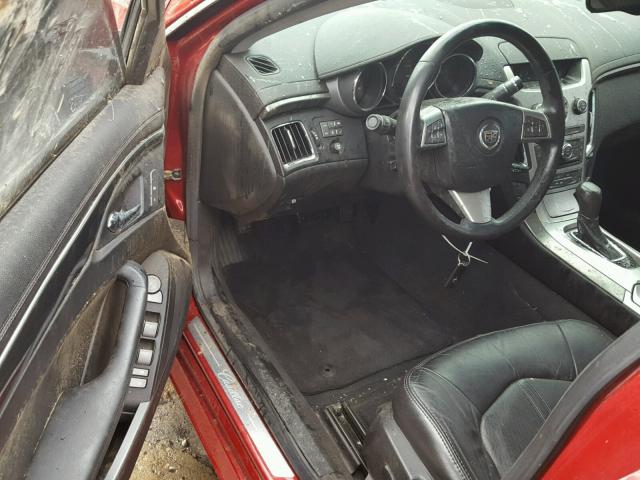 1G6DF577090139545 - 2009 CADILLAC CTS RED photo 9