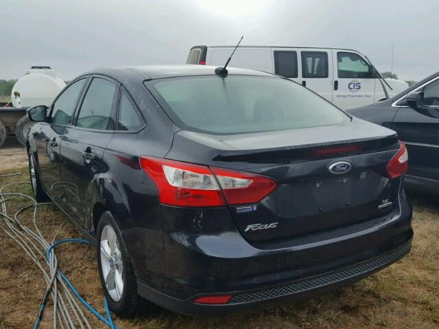 1FADP3F29DL200229 - 2013 FORD FOCUS BLACK photo 3