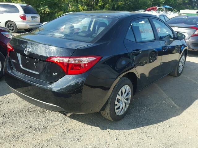 5YFBURHE2HP708222 - 2017 TOYOTA COROLLA BLACK photo 4