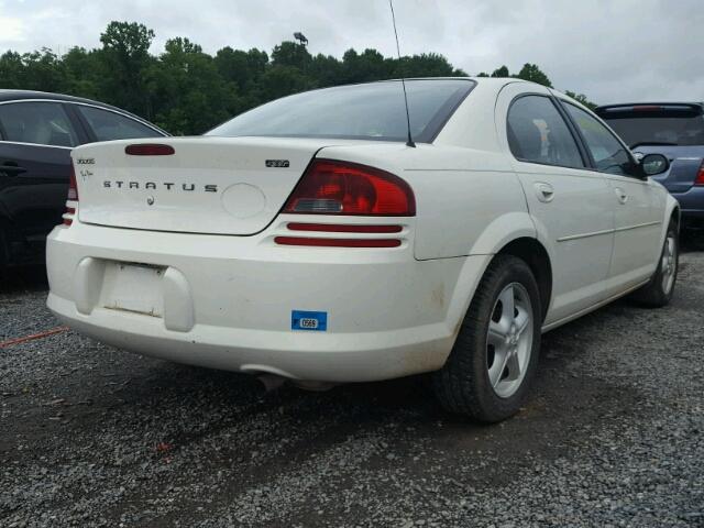 1B3EL46X15N667275 - 2005 DODGE STRATUS SX WHITE photo 4