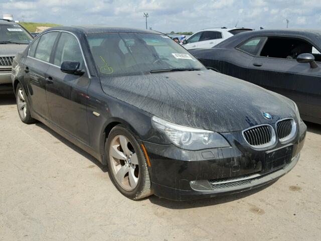 WBANU53528CT03108 - 2008 BMW 528 BLACK photo 1