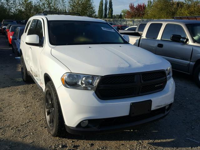 1C4RDJAG6DC690340 - 2013 DODGE DURANGO SX WHITE photo 1