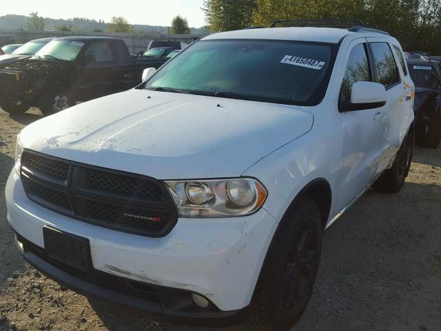 1C4RDJAG6DC690340 - 2013 DODGE DURANGO SX WHITE photo 2