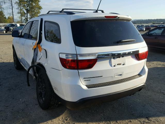 1C4RDJAG6DC690340 - 2013 DODGE DURANGO SX WHITE photo 3