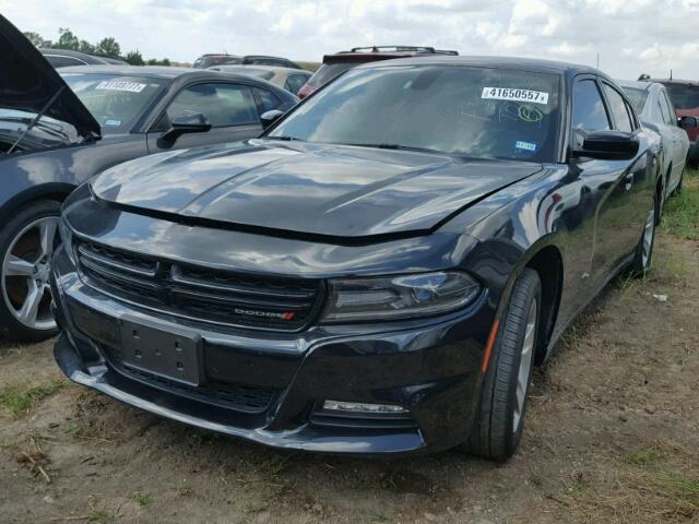 2C3CDXHG5HH537843 - 2017 DODGE CHARGER SX BLACK photo 2