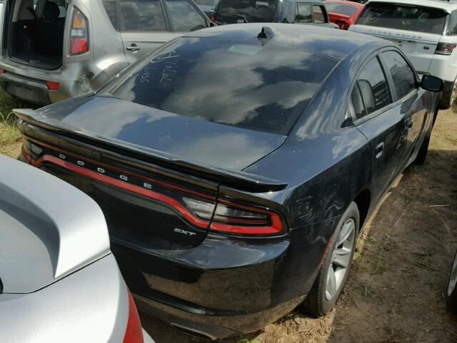 2C3CDXHG5HH537843 - 2017 DODGE CHARGER SX BLACK photo 4