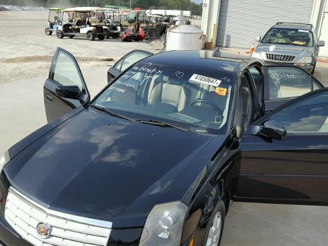 1G6DM57T370107446 - 2007 CADILLAC CTS BLACK photo 9