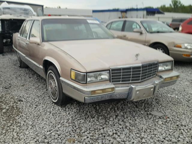 1G6CB53BXM4225772 - 1991 CADILLAC FLEETWOOD GOLD photo 1