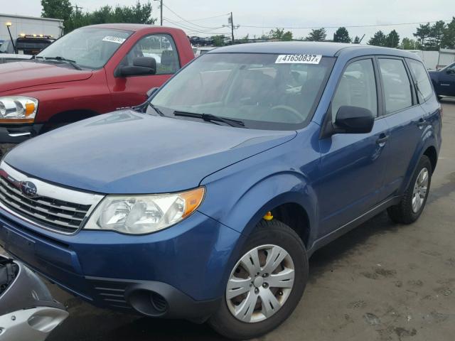 JF2SH61669H784577 - 2009 SUBARU FORESTER BLUE photo 2