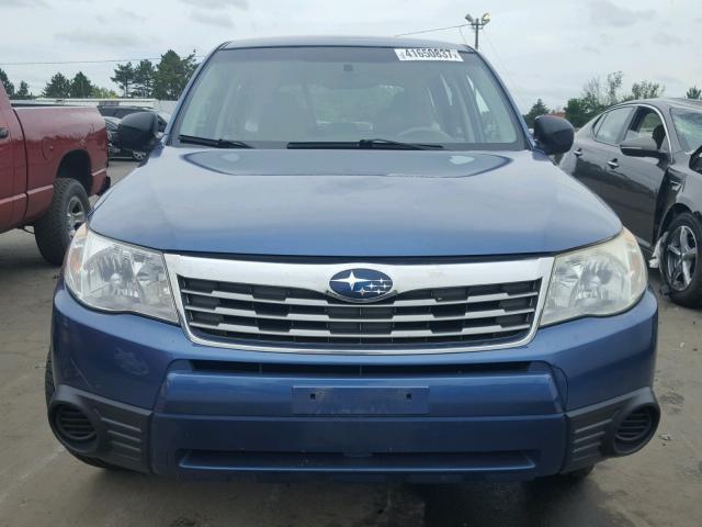 JF2SH61669H784577 - 2009 SUBARU FORESTER BLUE photo 9