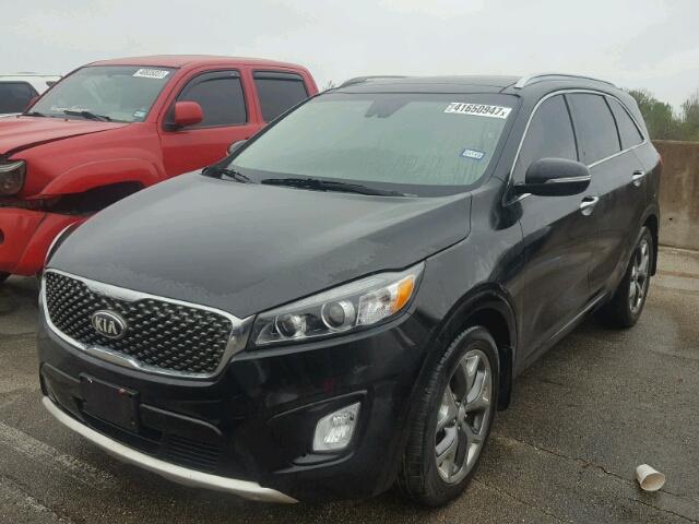 5XYPK4A52HG204802 - 2017 KIA SORENTO SX BLACK photo 2