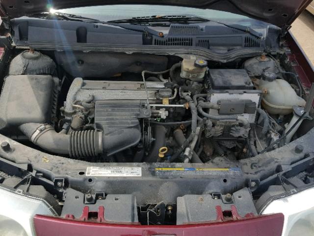 1G8AJ52FX3Z161935 - 2003 SATURN ION LEVEL MAROON photo 7