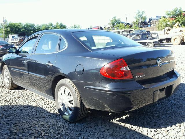 2G4WC562451197950 - 2005 BUICK LACROSSE C BLACK photo 3