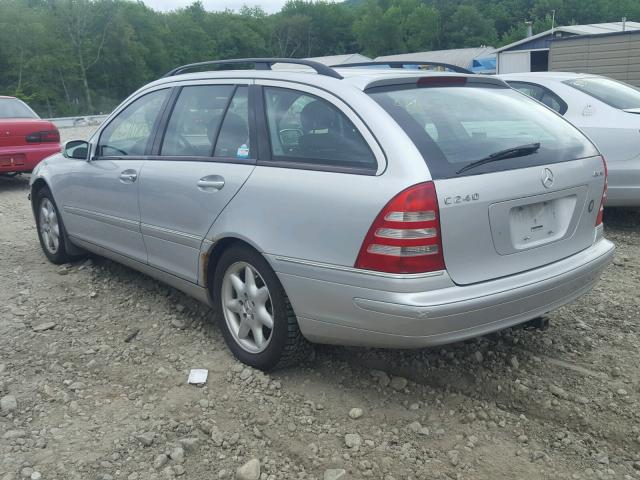 WDBRH81J93F416859 - 2003 MERCEDES-BENZ C 240 SPOR SILVER photo 3