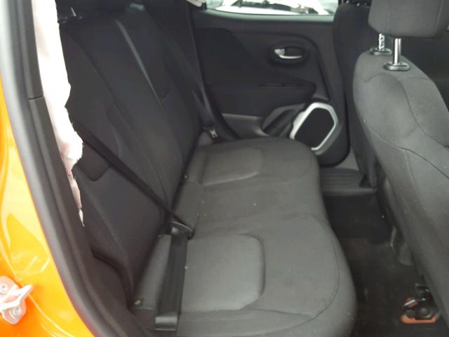 ZACCJBAB1JPH11482 - 2018 JEEP RENEGADE S ნარინჯისფერი ფოტო 6