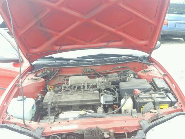 1Y1SK5266SZ064359 - 1995 GEO PRIZM BASE RED photo 7