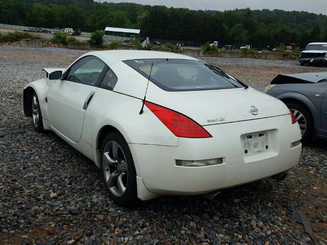 JN1BZ34D48M706666 - 2008 NISSAN 350Z COUPE WHITE photo 3