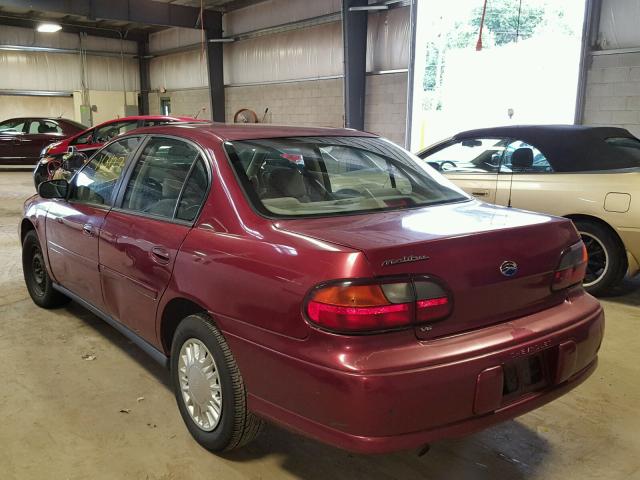 1G1ND52J92M628799 - 2002 CHEVROLET MALIBU MAROON photo 3