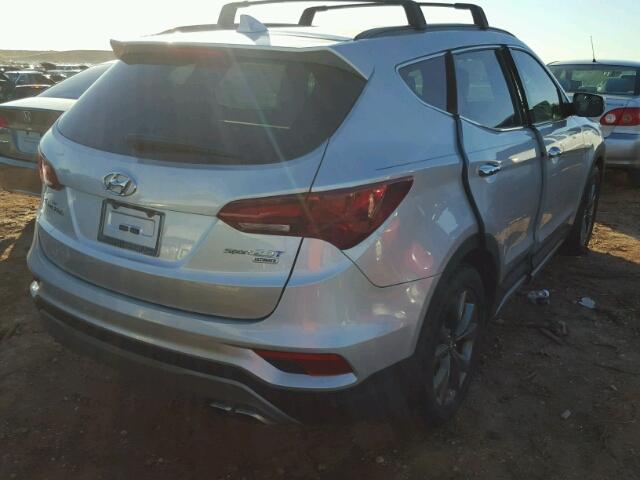 5XYZW4LA5HG500856 - 2017 HYUNDAI SANTA FE S 银色 照片 4