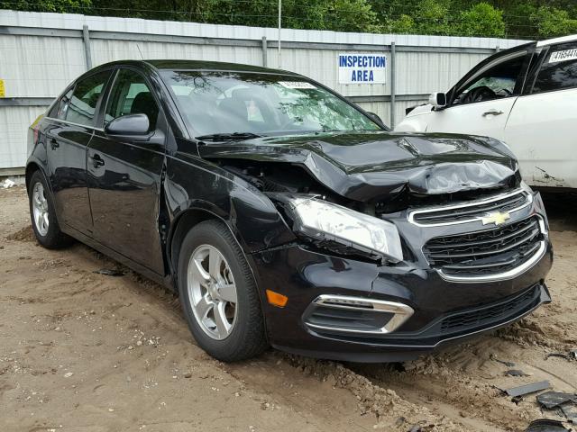 1G1PC5SB3F7193965 - 2015 CHEVROLET CRUZE LT BLACK photo 1