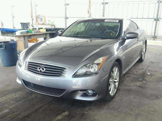 JN1CV6EK6EM110582 - 2014 INFINITI Q60 JOURNE GRAY photo 2