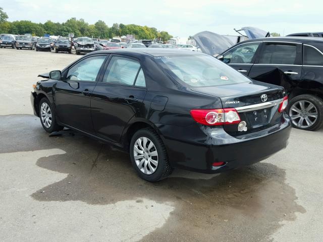 2T1BU4EE5CC872872 - 2012 TOYOTA COROLLA BA BLACK photo 3