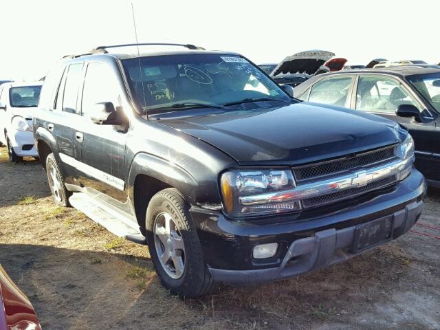 1GNDT13S922422813 - 2002 CHEVROLET TRAILBLAZE BLACK photo 1