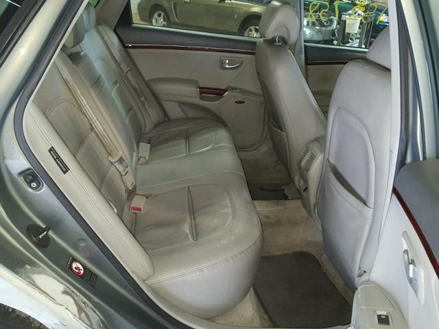 KMHFC46F97A201397 - 2007 HYUNDAI AZERA SE GRAY photo 6