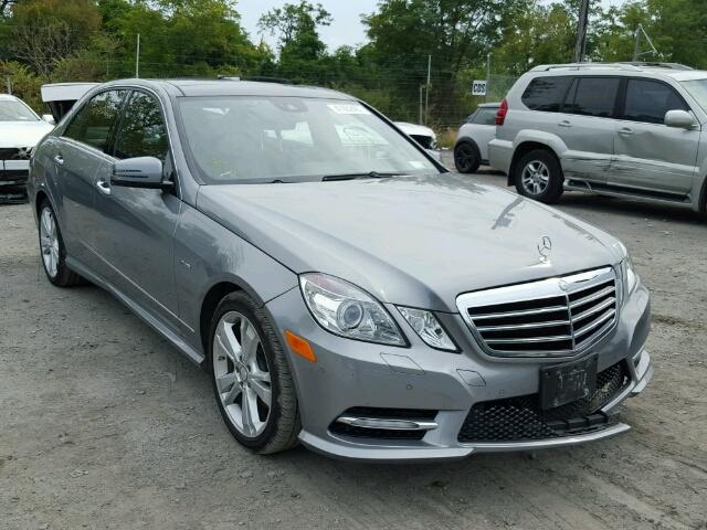 WDDHF8JB3CA651059 - 2012 MERCEDES-BENZ E 350 4MAT GRAY photo 1