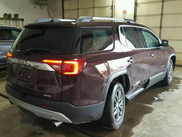 1GKKNULS9HZ212048 - 2017 GMC ACADIA SLT 勃艮第红 照片 4