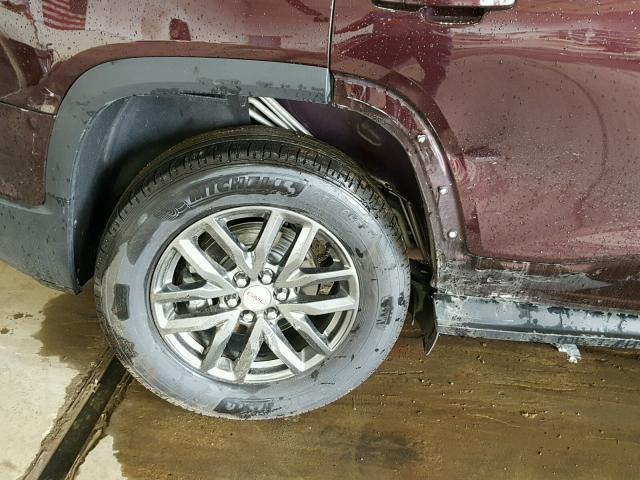 1GKKNULS9HZ212048 - 2017 GMC ACADIA SLT 勃艮第红 照片 9