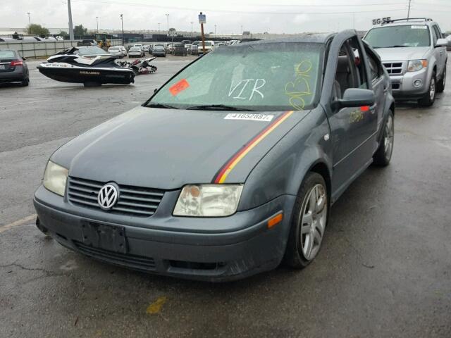 3VWSE69M33M092027 - 2003 VOLKSWAGEN JETTA GLS GRAY photo 2