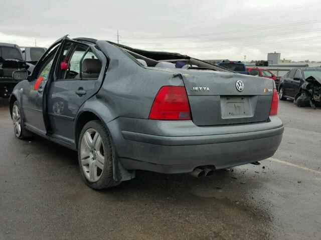 3VWSE69M33M092027 - 2003 VOLKSWAGEN JETTA GLS GRAY photo 3