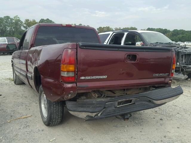 2GCEC19V821237084 - 2002 CHEVROLET SILVERADO MAROON photo 3