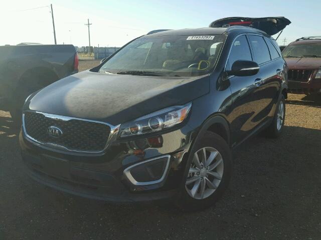 5XYPGDA38HG286468 - 2017 KIA SORENTO BLACK photo 2