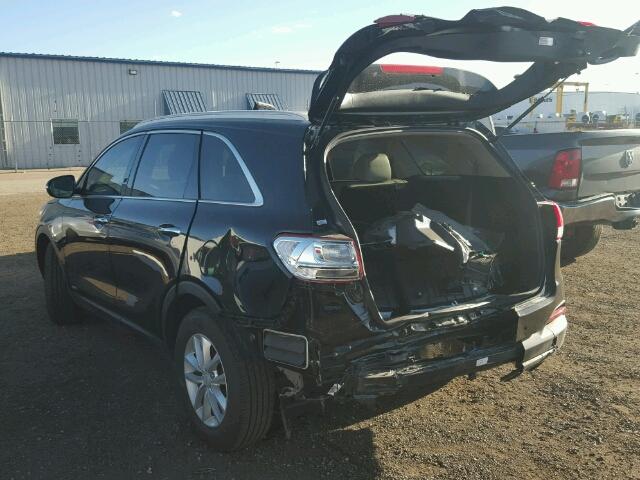 5XYPGDA38HG286468 - 2017 KIA SORENTO BLACK photo 3