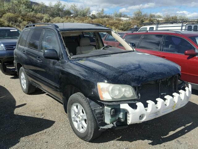 JTEGF21A120070525 - 2002 TOYOTA HIGHLANDER BLACK photo 1