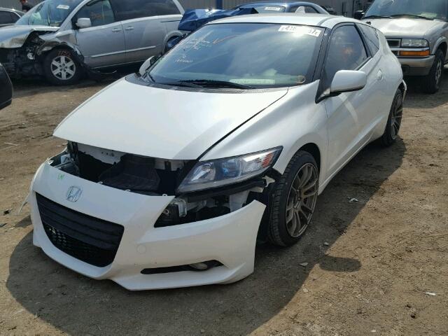 JHMZF1D62CS001507 - 2012 HONDA CR-Z EX WHITE photo 2