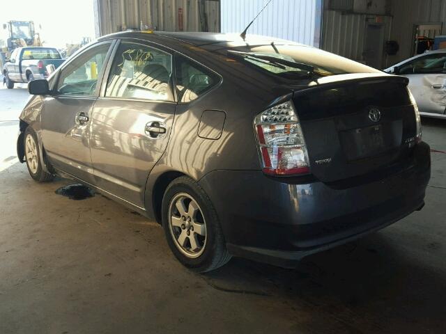 JTDKB20U683341706 - 2008 TOYOTA PRIUS GRAY photo 3