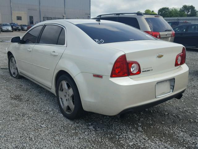 1G1ZD5E75A4129661 - 2010 CHEVROLET MALIBU 2LT WHITE photo 3