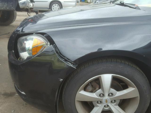 1G1ZC5E05CF159417 - 2012 CHEVROLET MALIBU 1LT BLACK photo 9