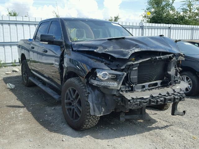 1C6RR7MT0HS545116 - 2017 RAM 1500 SPORT BLACK photo 1