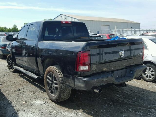 1C6RR7MT0HS545116 - 2017 RAM 1500 SPORT BLACK photo 3