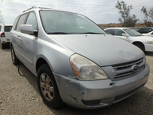 KNDMB133076131458 - 2007 KIA SEDONA EX SILVER photo 1