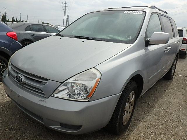 KNDMB133076131458 - 2007 KIA SEDONA EX SILVER photo 2