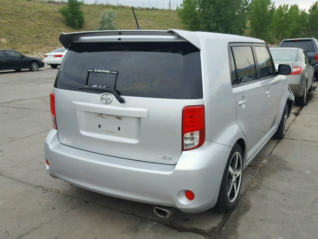 JTLZE4FE4CJ020547 - 2012 TOYOTA SCION XB ვერცხლისფერი ფოტო 4