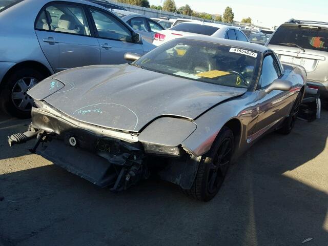 1G1YY22G0Y5112838 - 2000 CHEVROLET CORVETTE SILVER photo 2